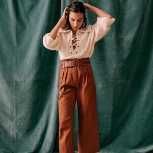 Sezane Pierre Trousers size 38 NWT